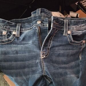Miss Me Mid-Rise Blue Jeans